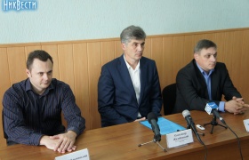 Слева направо: Сергей Ольховский, Александр Жолобецкий, Вадим Подберезняк