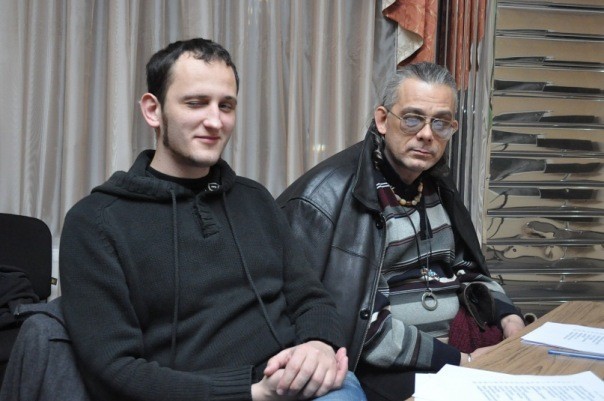 Члены жюри Андрей Чепурко и Аркадий Суров