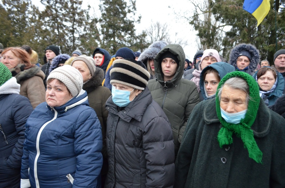 В Николаевской области попрощались с бойцом, погибшим в зоне ООС