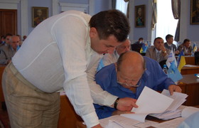 Регионал И.Копейка и руководитель фракции ПР П.Зибров