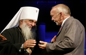 Митрополит Питирим и главред "Вечерки" В.Пучков