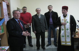 на открытии Духовно-культурного центра