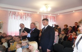 Мэр Николаева В.Чайка и руководитель фракции Партии регионов А.Ильюк