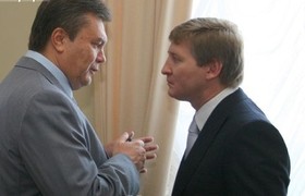 Виктор Янукович и Ринат Ахметов