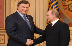 Президент Украины Виктор Янукович и премьер-министр России Владимир Путин