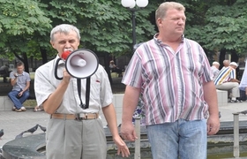 руховец Ю.Диденко и БЮТовец В.Орел