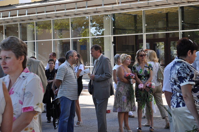 Николаевский журналист Ю.Юрин и начальник Николаевского УВД М.Слепанев