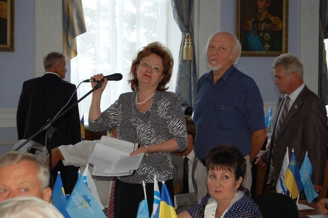 В центре - Галина Ярошенко, Виктор Евдокимов, Татьяна Филонок 