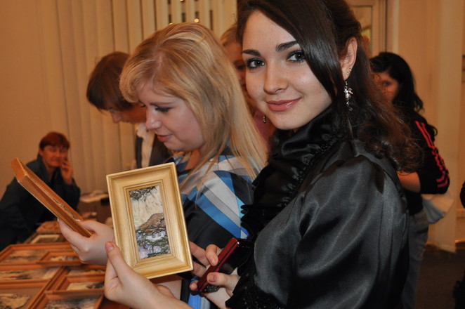 Посетитель выставки