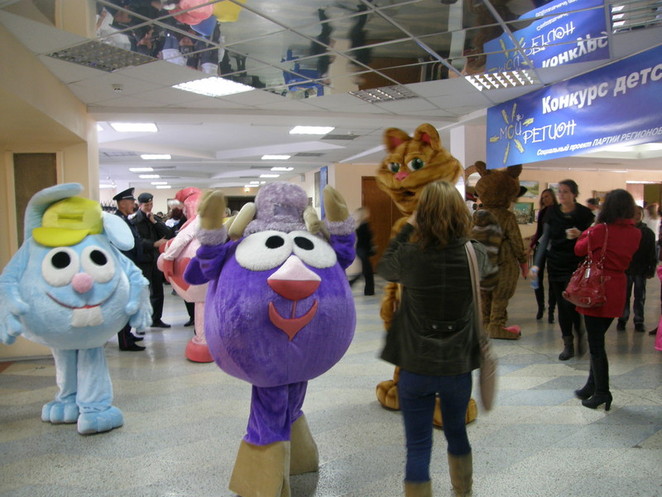 Персонажи из мульфильмов пользовались популярностью у детей