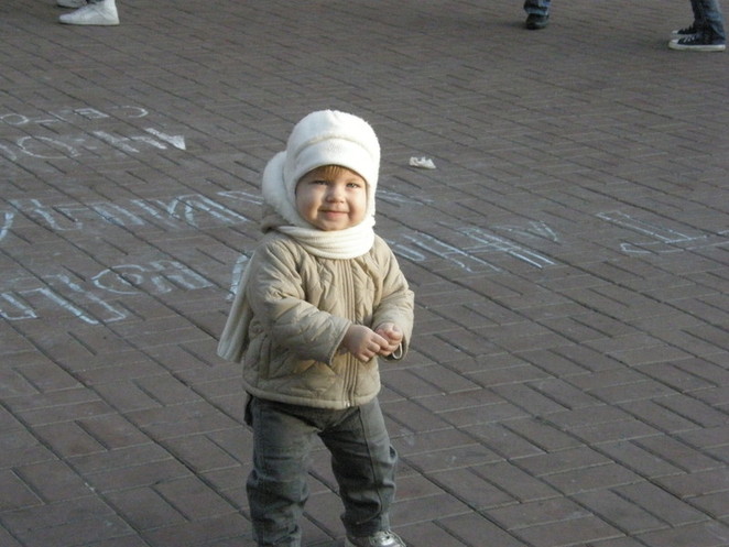 Самый маленький участник фестиваля