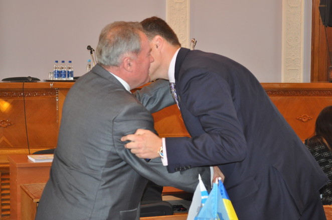 И.Дятлов и В.Чайка были рады встрче