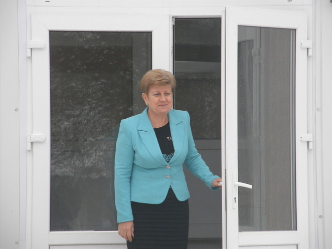 Директор Антоновской школы-интерната В. Скопина