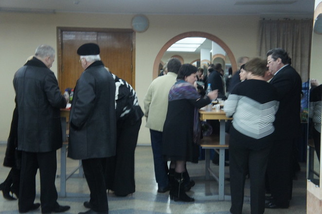 Спиной Валерий Буркун и Евгений Волохов