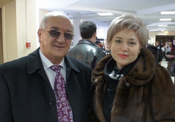 Е.Волохов с любимой женщиной