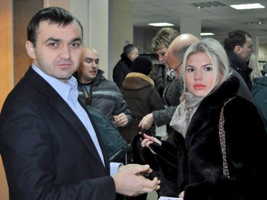 В.Мериков с женой Дарьей