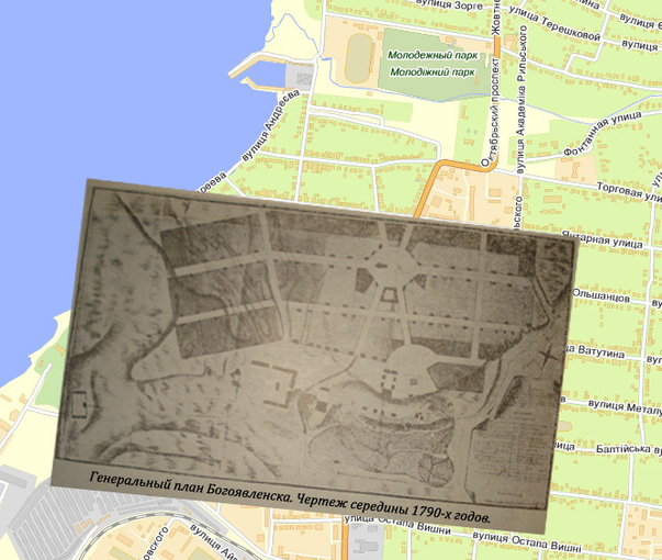 Генеральный план Богоявленска, 1790г.