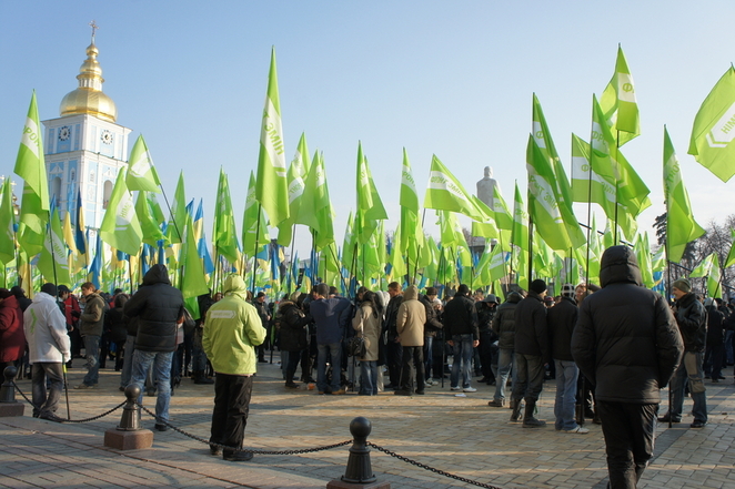 Акция "Украина против Януковича"