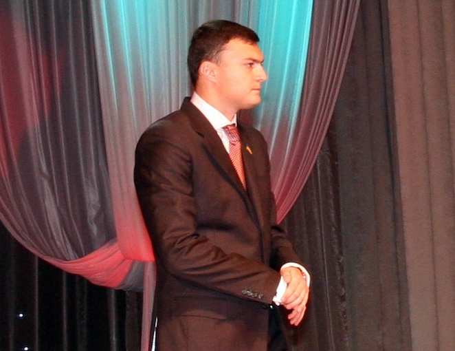 Глава облсовета Игорь Дятлов на праздновании дня местного самоуправления