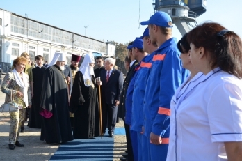 Его встречал трудовой коллектив "НИБУЛОН"