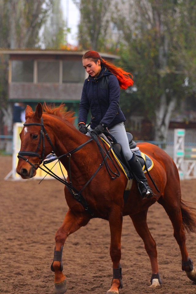 Встреча олимпийского чемпиона с спортсменами-конниками