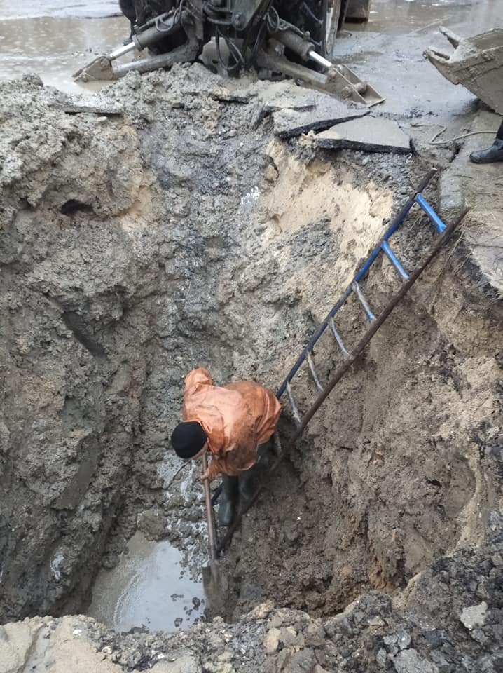 Аварии водопроводной сети