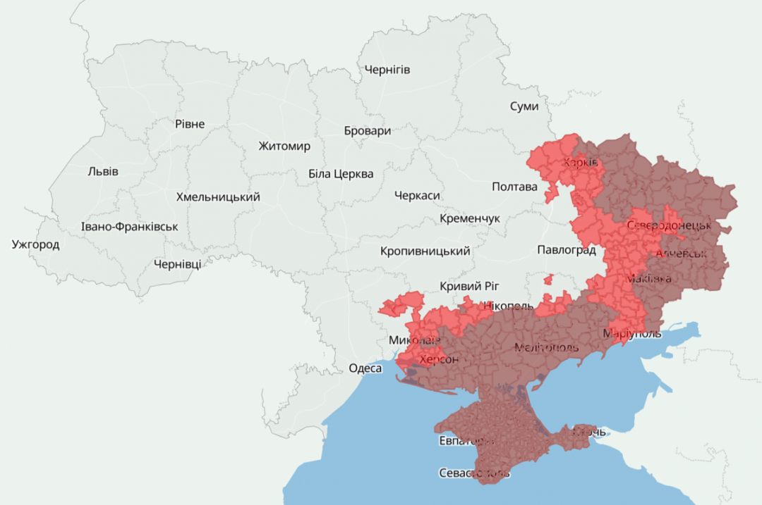 Оккупированные территории украины 2023. Карта оккупированных территорий. Карта оккупации Украины. Захваченные территории Украины. Оккупированные территории Украины.