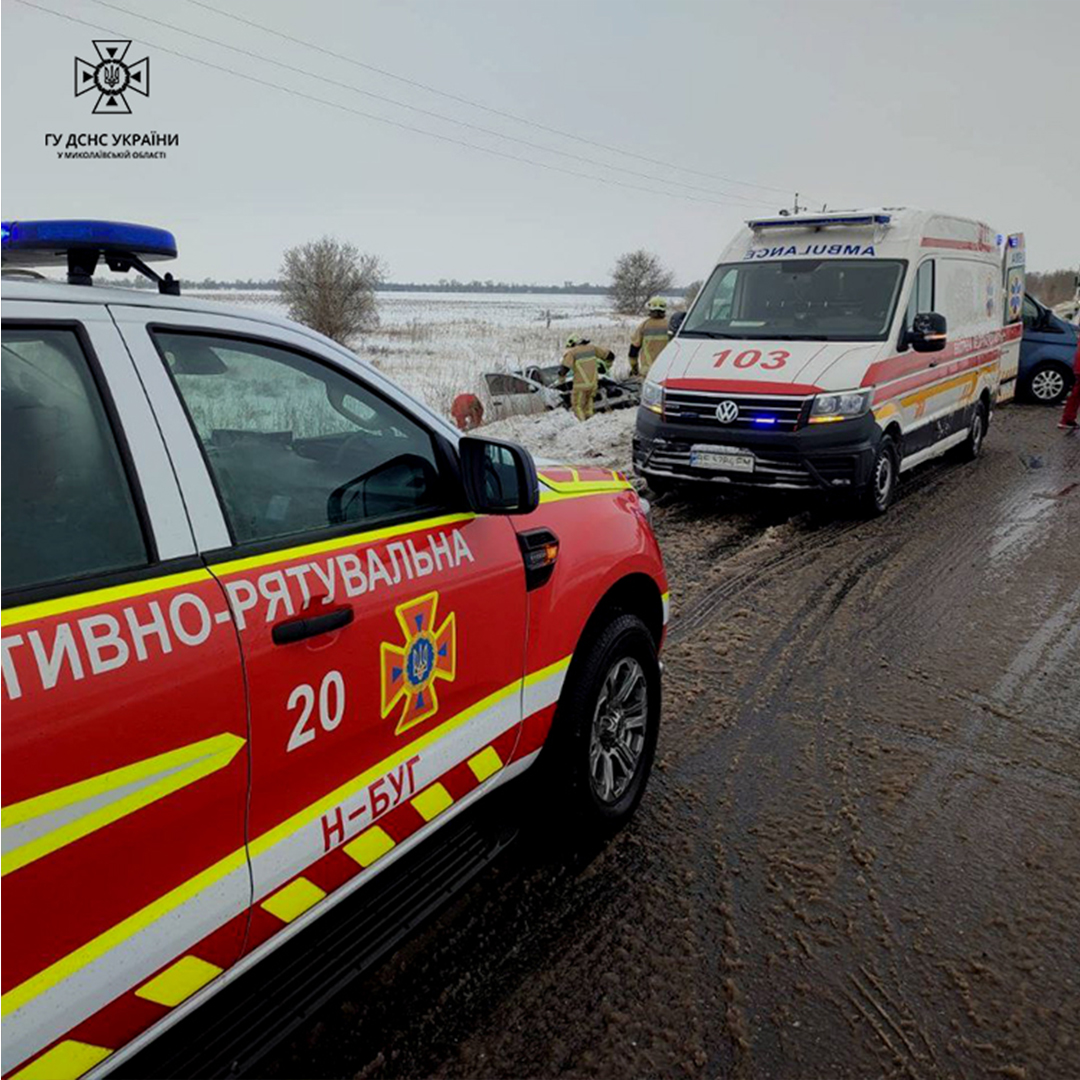 В Николаевской области произошло ДТП: водитель в реанимации