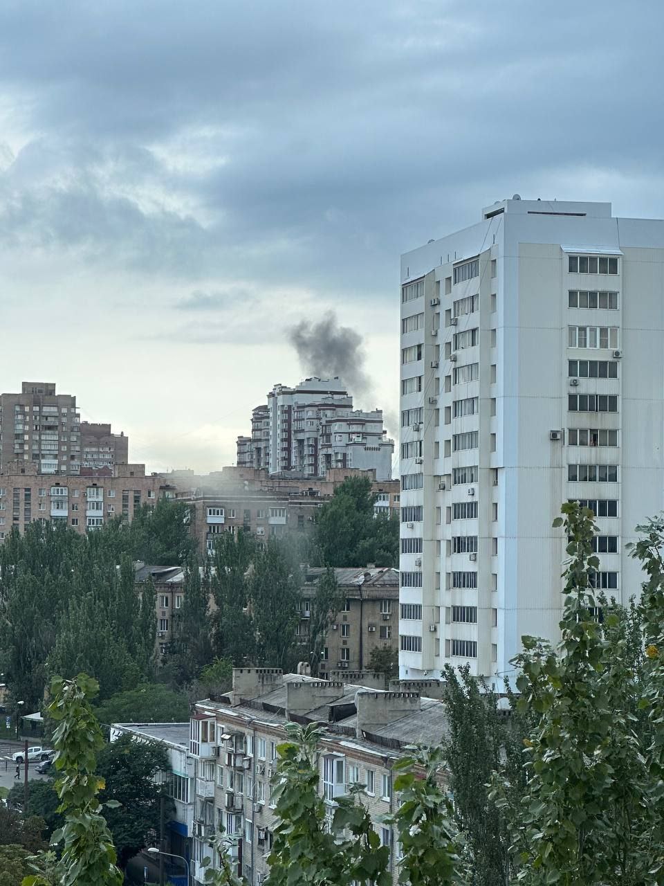 В оккупированном Донецке прилетело в здание «МВД» террористов, — Андрющенко