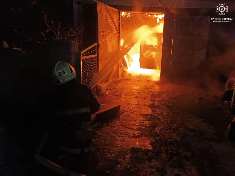 Пожежа у приватному будинку. Фото: ГУ ДСНС у Миколаївській області
