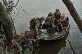 ВСУ на левом берегу Днепра, Фото обнародовал Владимир Зеленский