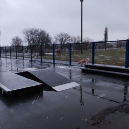 Partially renovated skate park as of the morning of January 16, Photo: «NykVesty"