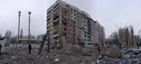 Наслідки ранкової атаки по житловому будинку Харкова, Фото: Харківська ОВА