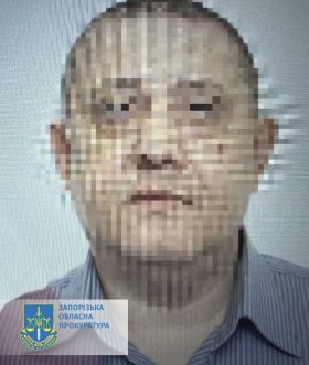 Засуджений до 15 років начальник так званої «народної міліції» міста Бердянськ. Фото: Запорізька обласна прокуратура