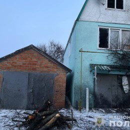 Обстріл Сумщини 25 січня, Фото: Нацполіція