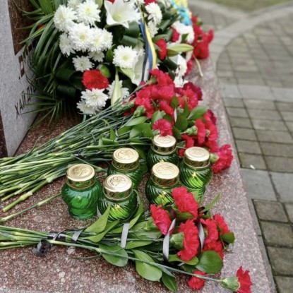 В Николаеве почтили память жертв Холокоста. Фото: Николаевская ОВА