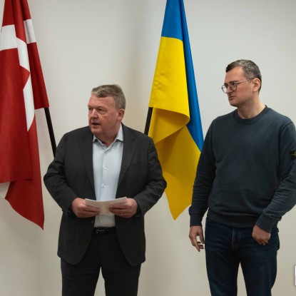 The Ambassador of the Kingdom of Denmark in Ukraine Ole Egberg Mikkelsen and the head of Mykolayiv OVA Vitaly Kim