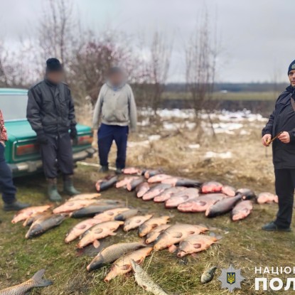 В Первомайському районі поліція затримала браконьєрів.