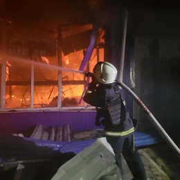 На Миколаївщині виникла пожежа внаслідок обстрілу