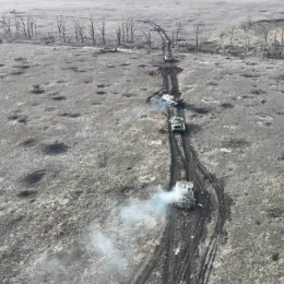 Знищена в бою техніка військових РФ, скриншот з відео 79-ї бригади