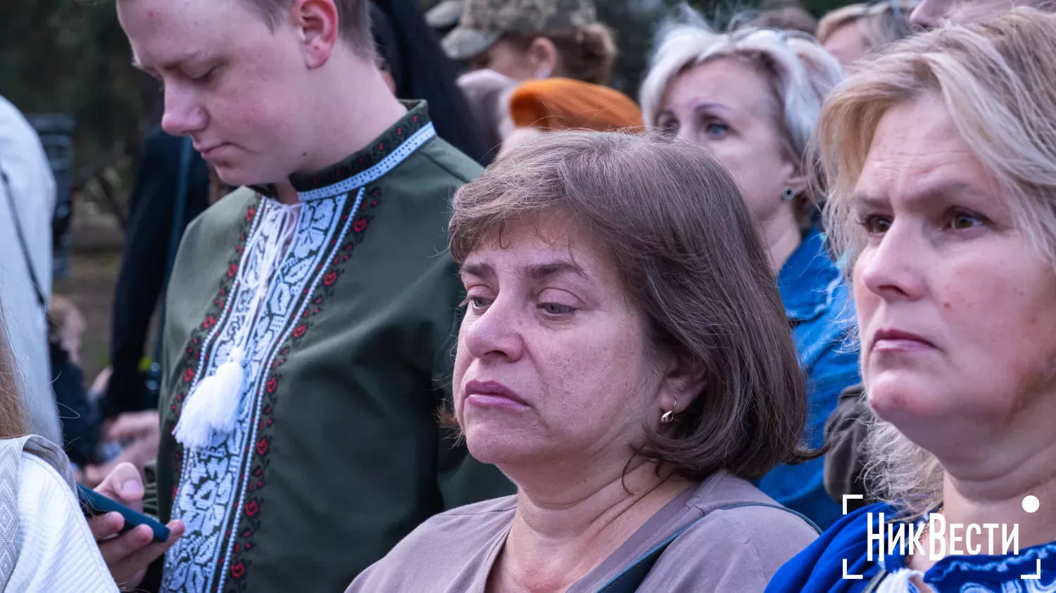 Families of fallen soldiers opened the Alley of Glory in Mykolaiv. Photo «NikVesti"