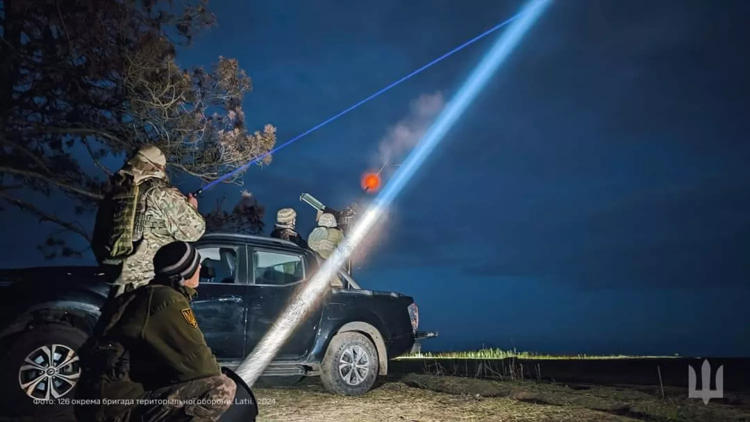 The work of the Air Defense Forces, photo: 126 separate territorial defense brigade