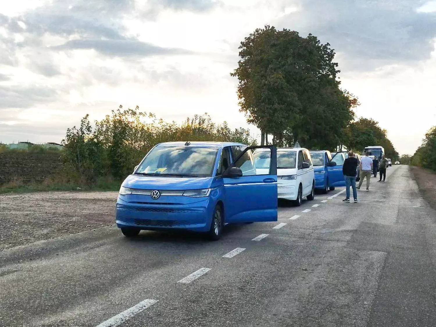 Mykolaiv Oblast received 10 minibuses from Germany. Photo: Mykolaivska OVA