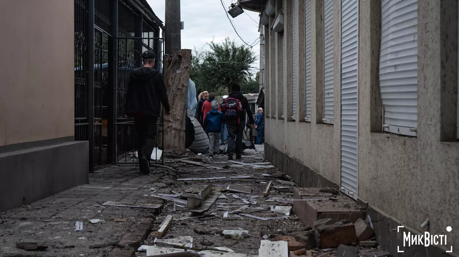 Consequences of the night attack on Mykolaiv on October 15, 2024. Photo: «NikVesti"