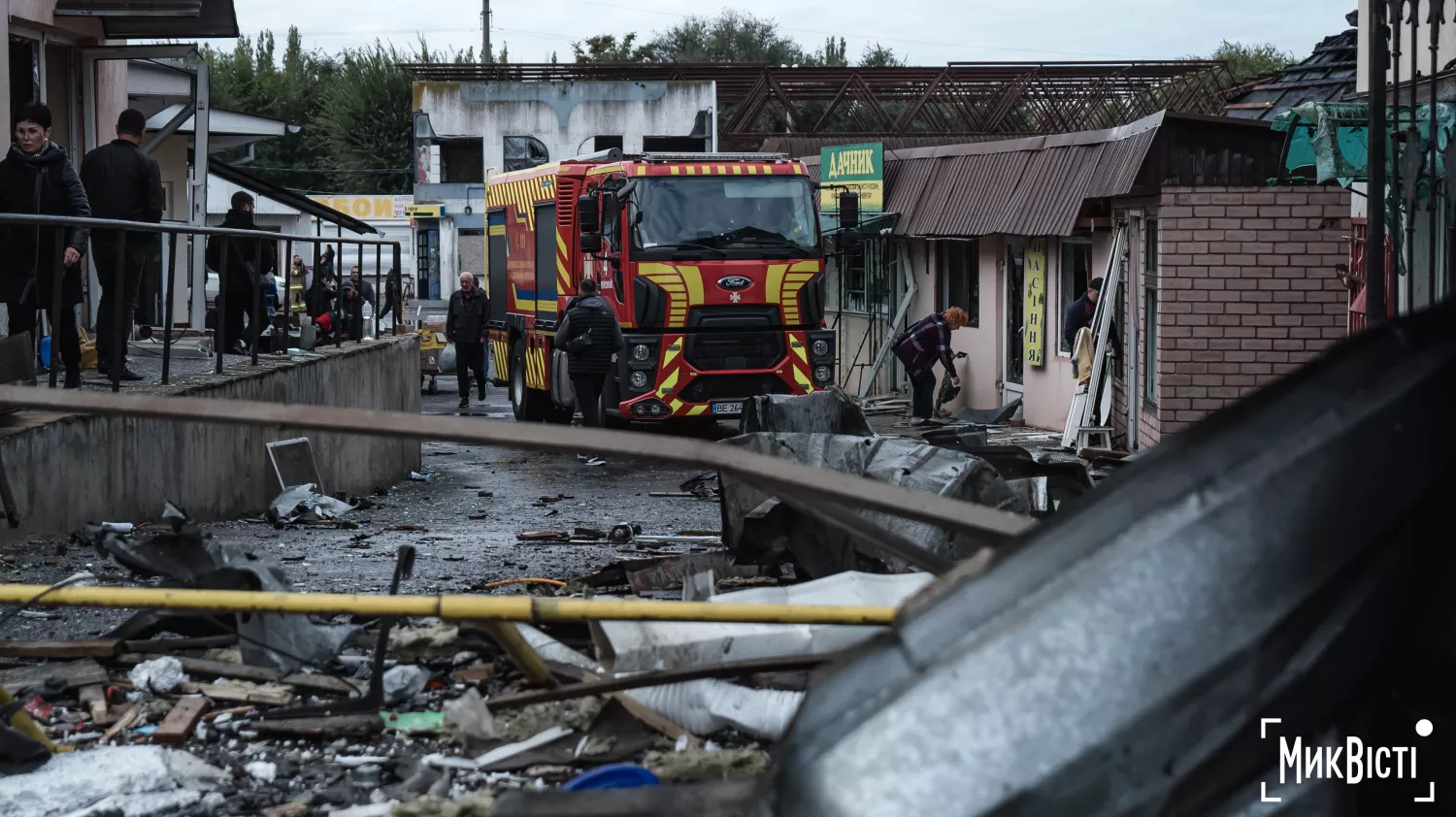 Consequences of the night attack on Mykolaiv on October 15, 2024. Photo: «NikVesti"