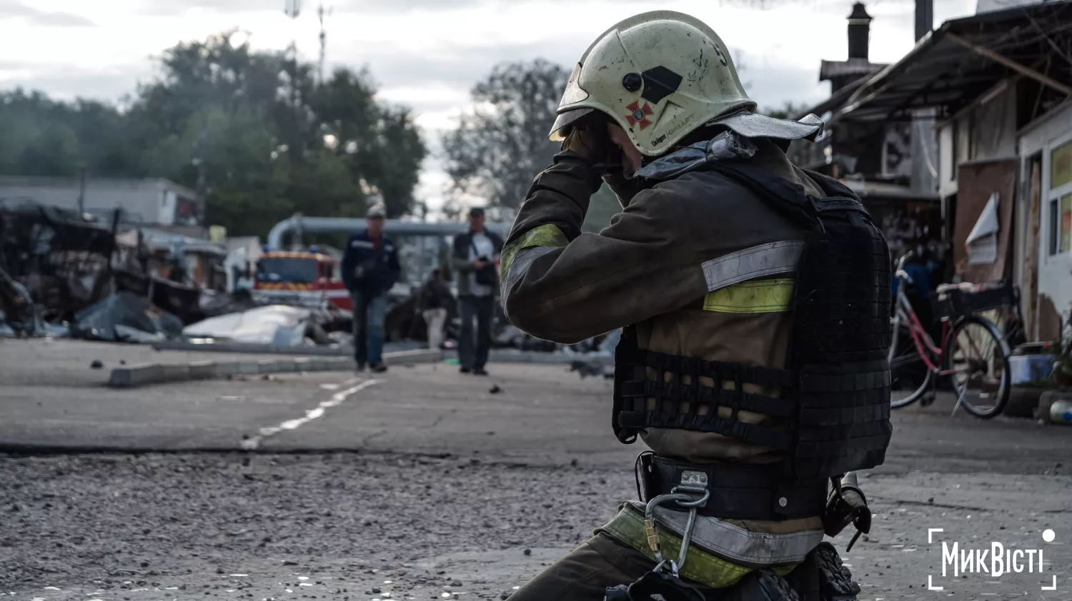 Consequences of the night attack on Mykolaiv on October 15, 2024. Photo: «NikVesti"