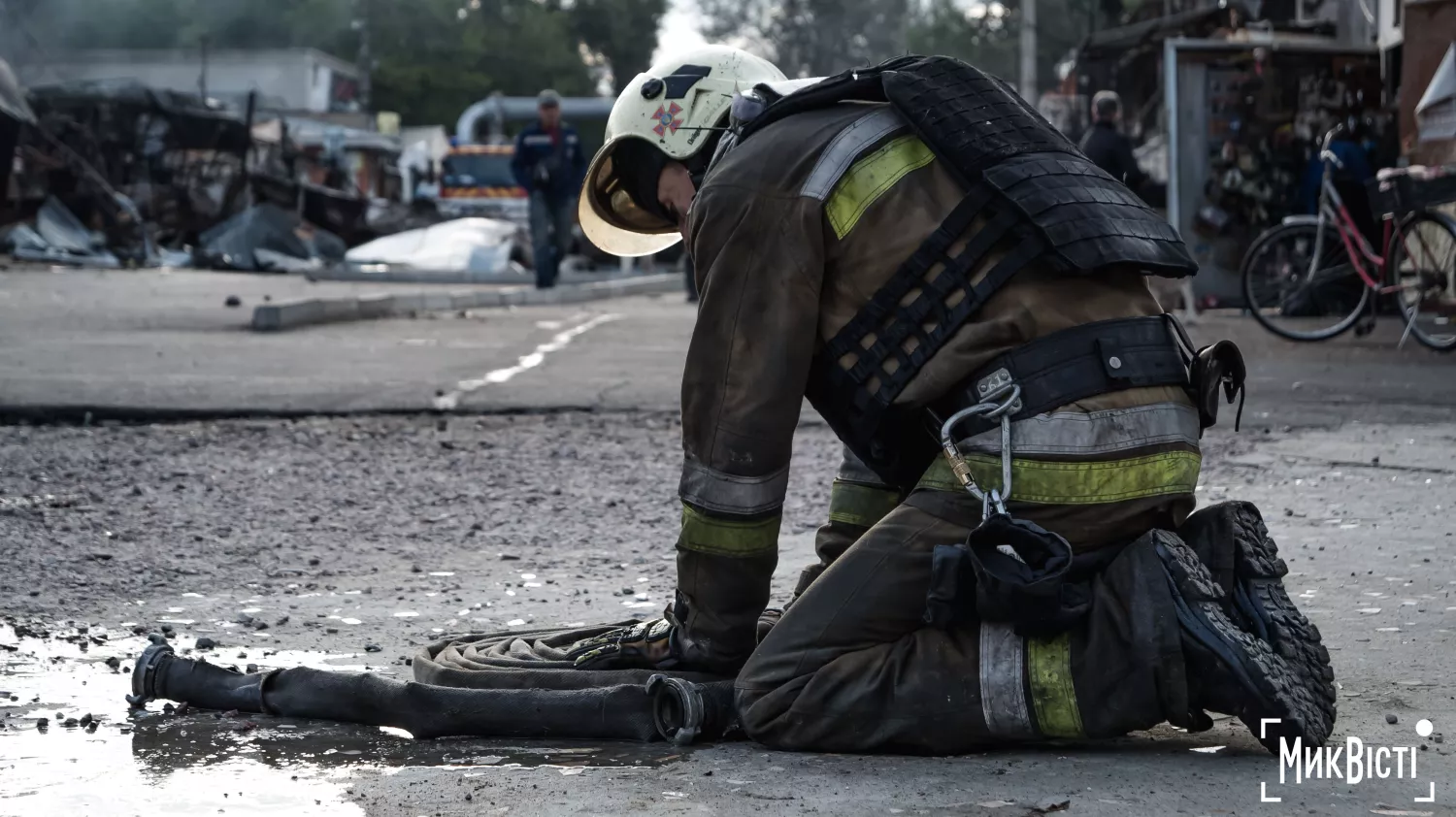 Consequences of the night attack on Mykolaiv on October 15, 2024. Photo: «NikVesti"