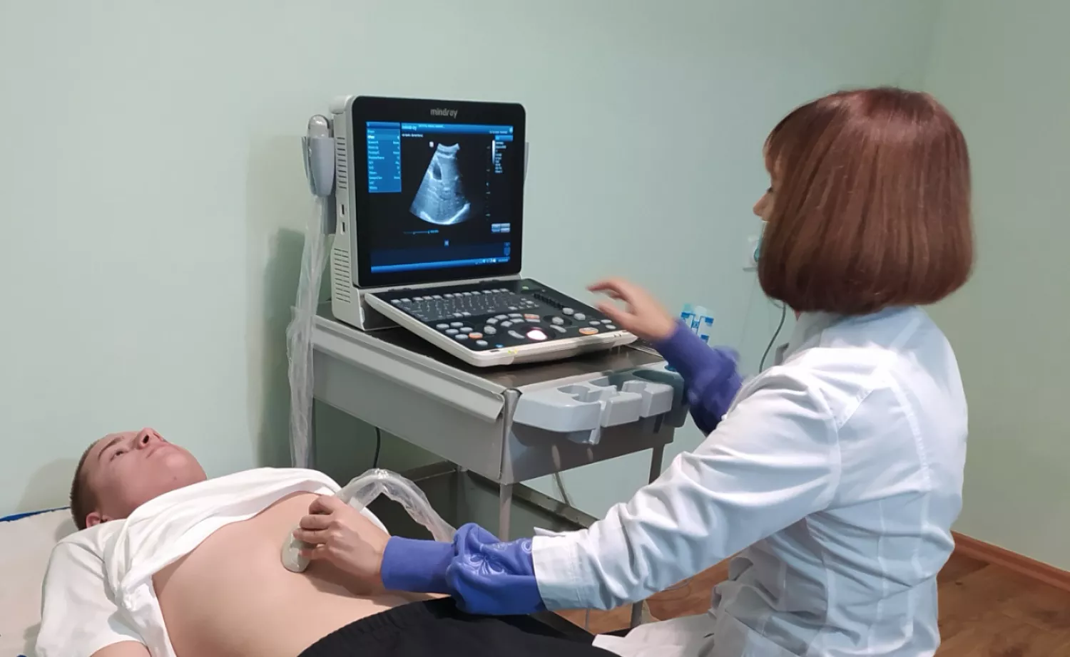 A new portable ultrasound machine has been put into operation at the Mykolaiv polyclinic. Photo: Mykolaiv Health Department