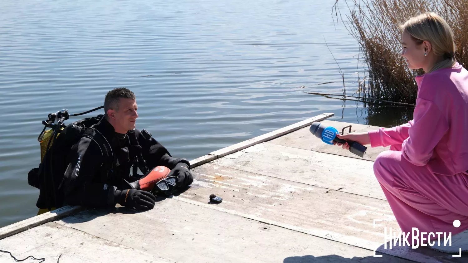 Preparation of a report about the work of the State Emergency Service on demining water areas of the Mykolaiv region