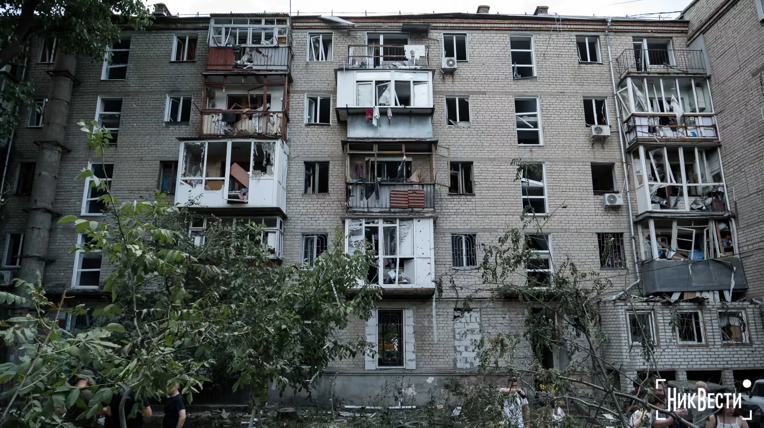 Consequences of the Russian shelling of Mykolaiv on July 19, 2024, photo: «NikVesti"